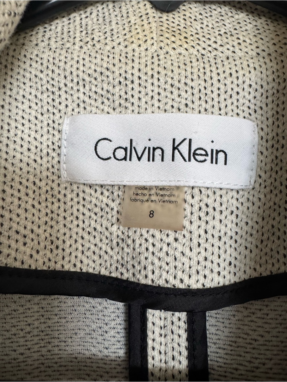 Calvin Klein women’s Cream blazer